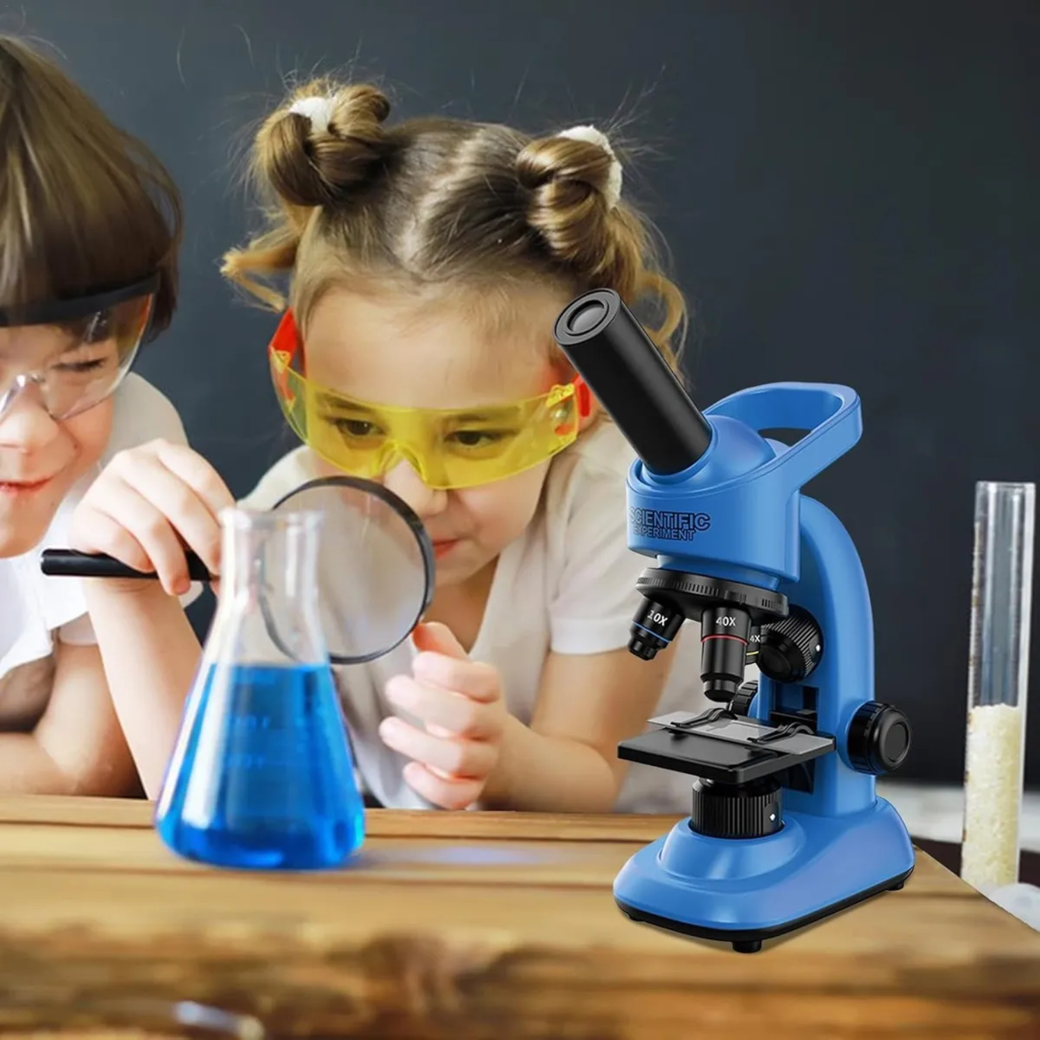 40–1600X Kids Educational Microscope