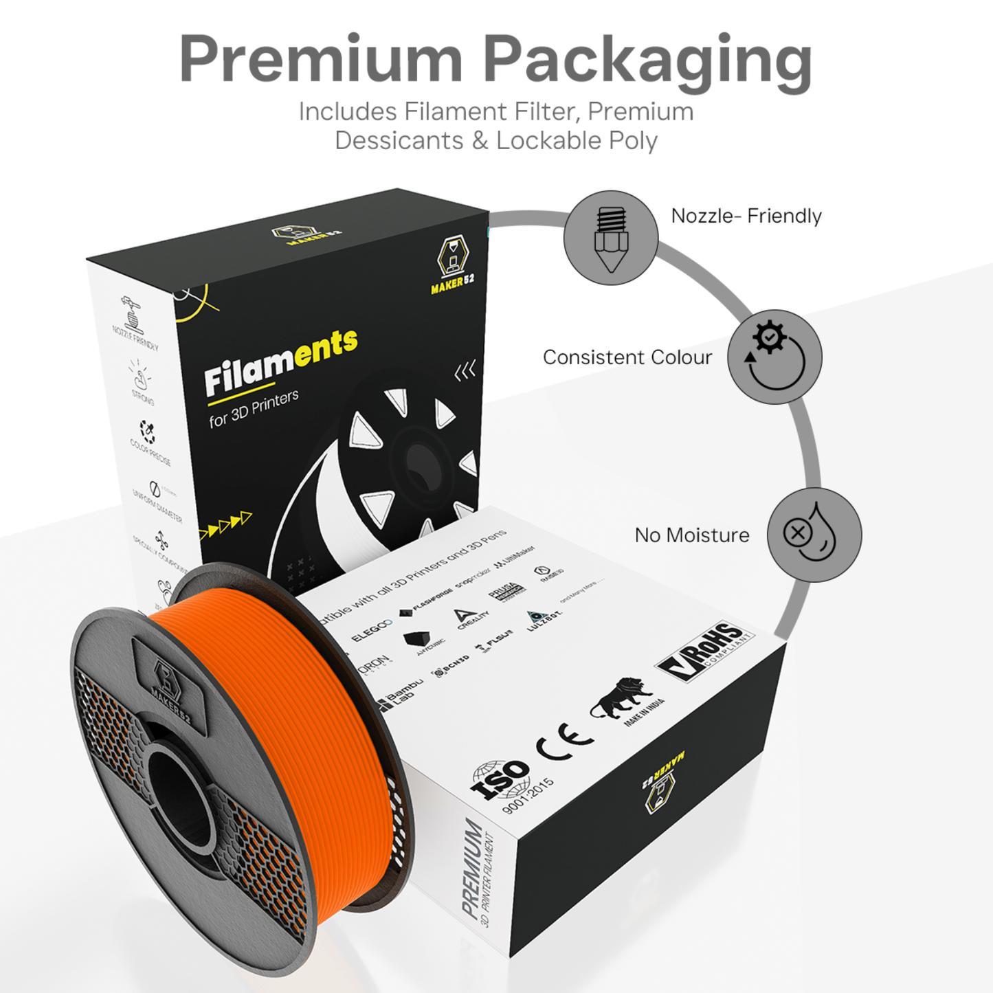 MAKER52 HS PLA+ Filament