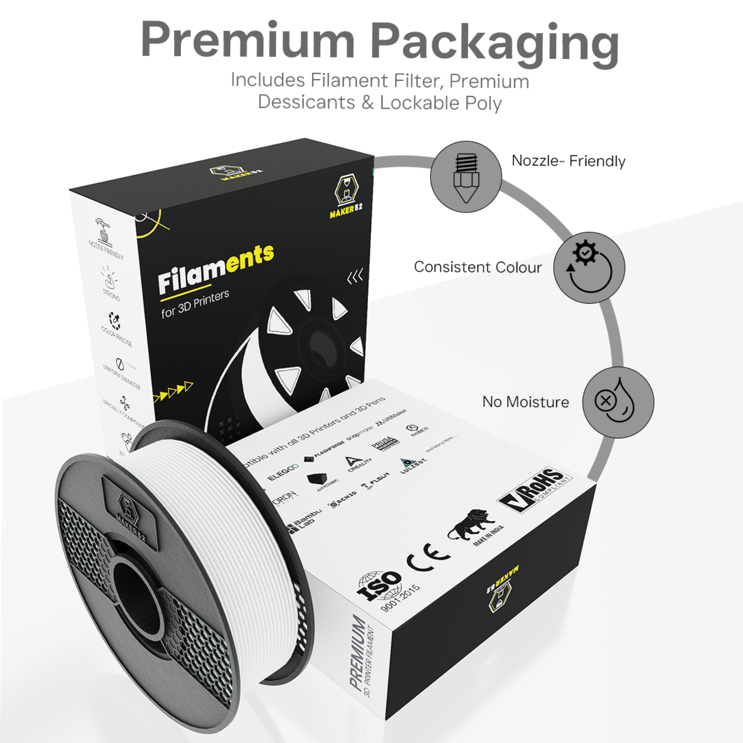 MAKER52 HS PLA+ Filament