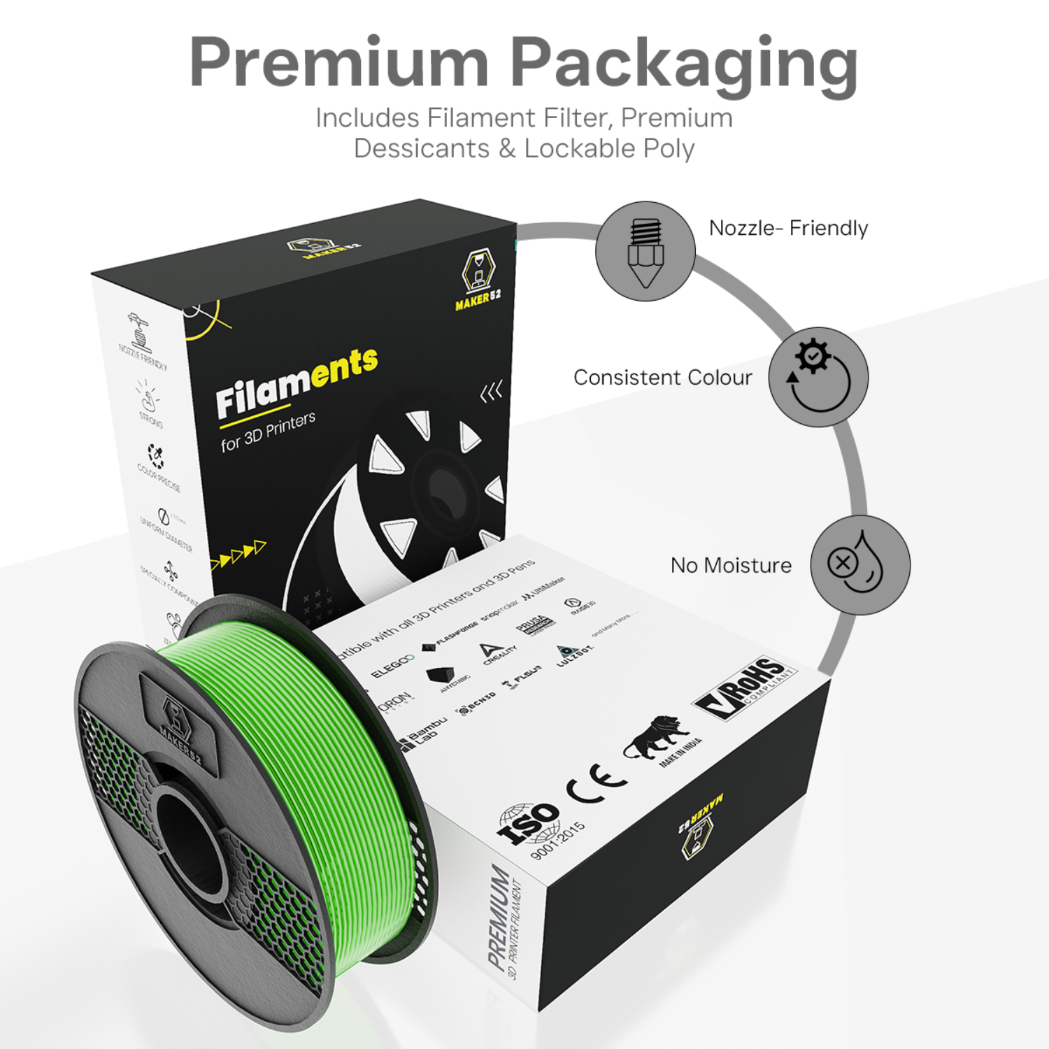 MAKER52 HS PLA+ Filament