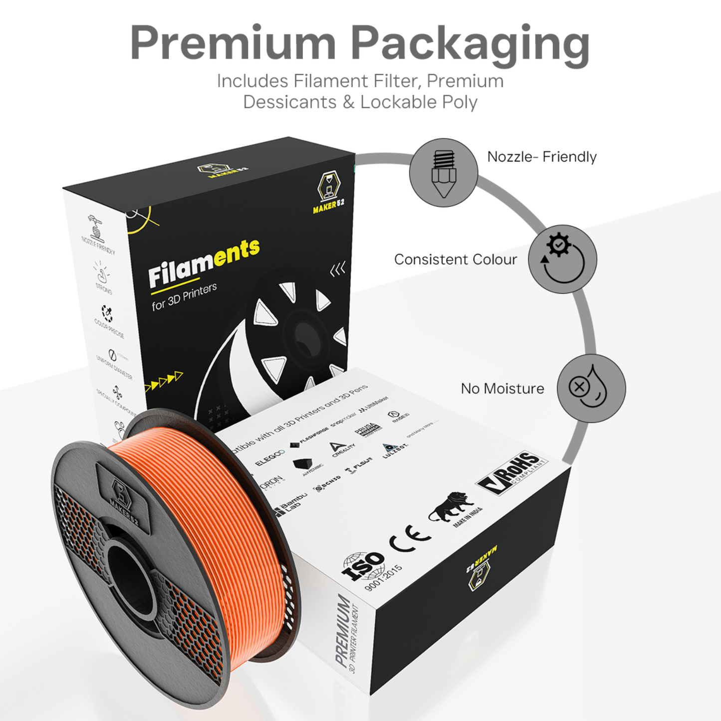 MAKER52 HS PLA+ Filament