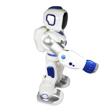 Ruko FutureX RC Smart Robot 16" Tall Interactive Toy With Voice Command Gesture Control, Dance & Music Programmable Educational Robot For Kids - RS9508