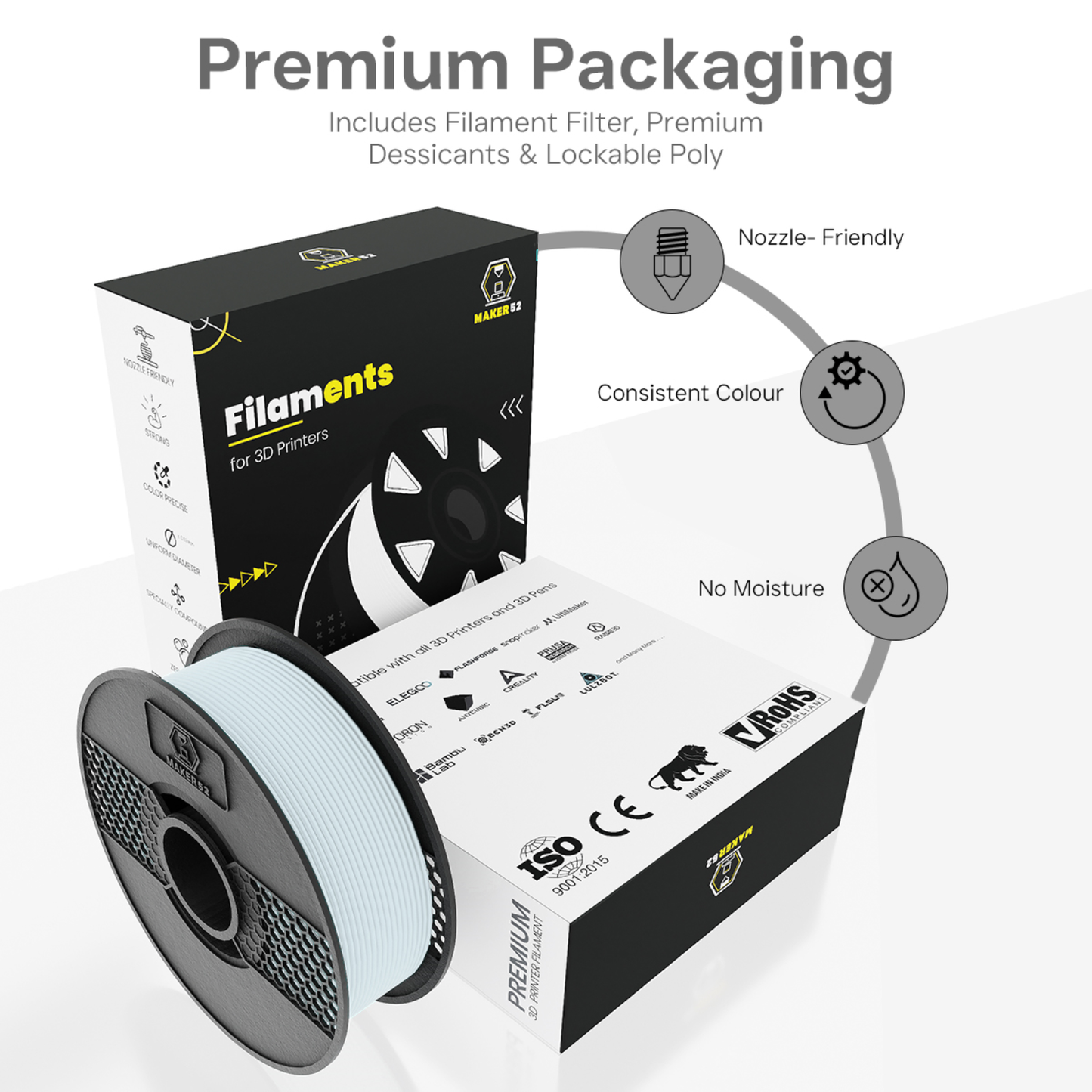 MAKER52 HS PLA+ Filament