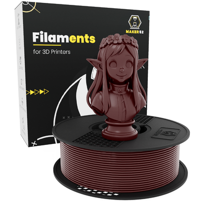 MAKER52 HS PLA+ Filament - 1.75mm High-Strength Premium 3D Printer Material - Mocha Brown - RS9429