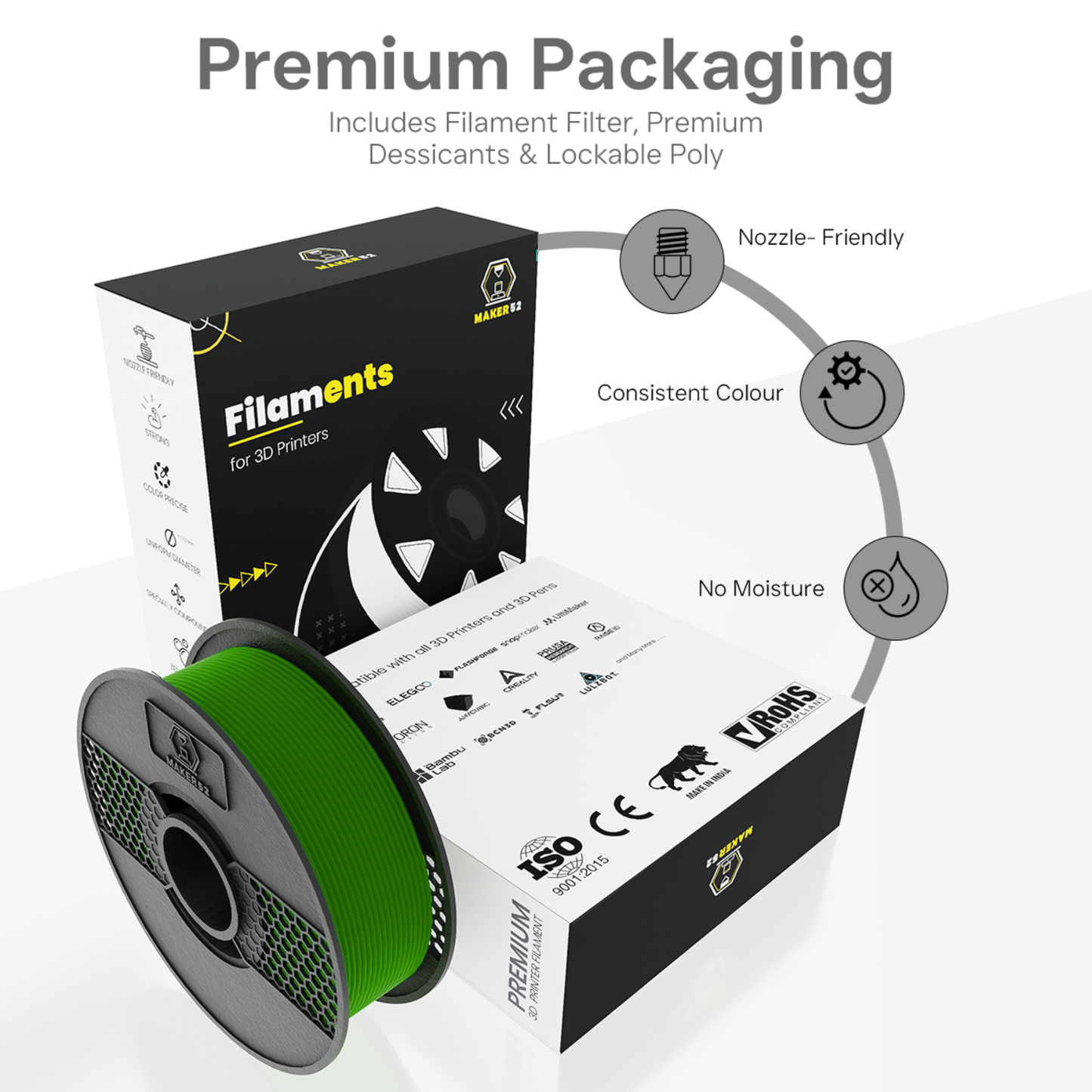 MAKER52 HS PLA+ Filament