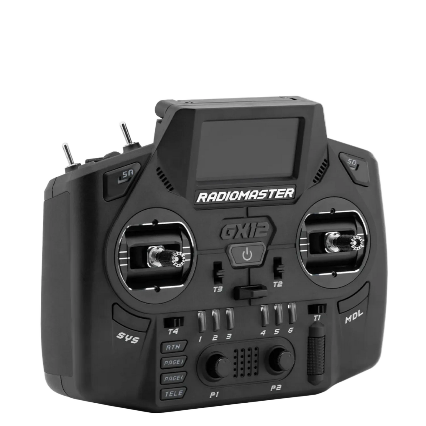RadioMaster GX12 Gemini-X Dual-Band RC Controller ELRS 2.4GHz/900MHz Long Range Transmitter (Mode 2) For FPV Drones & RC Planes