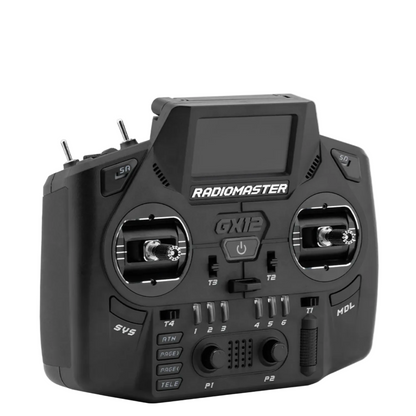 RadioMaster GX12 Gemini-X Dual-Band RC Controller ELRS 2.4GHz/900MHz Long Range Transmitter (Mode 2) For FPV Drones & RC Planes