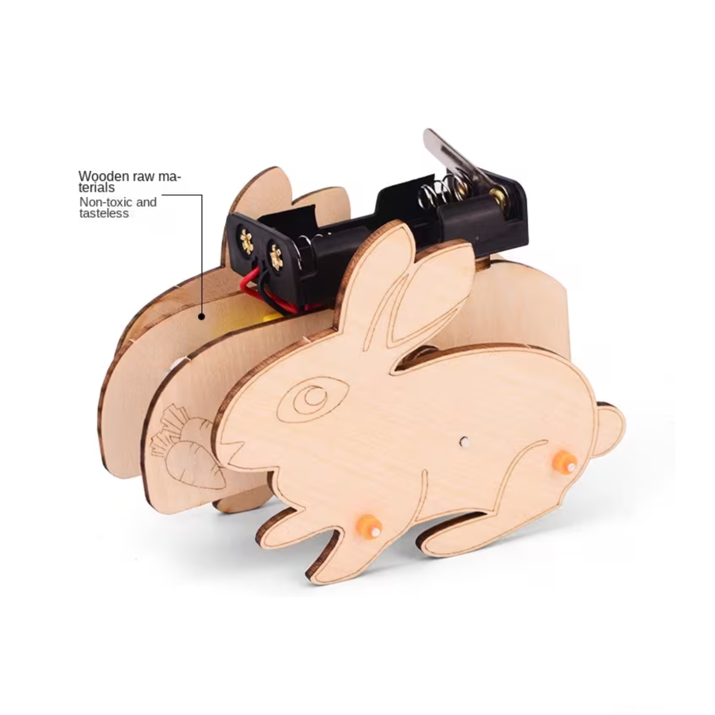 DIY Electric Jumping Rabbit Kit – STEM Science Educational Toy For Kids