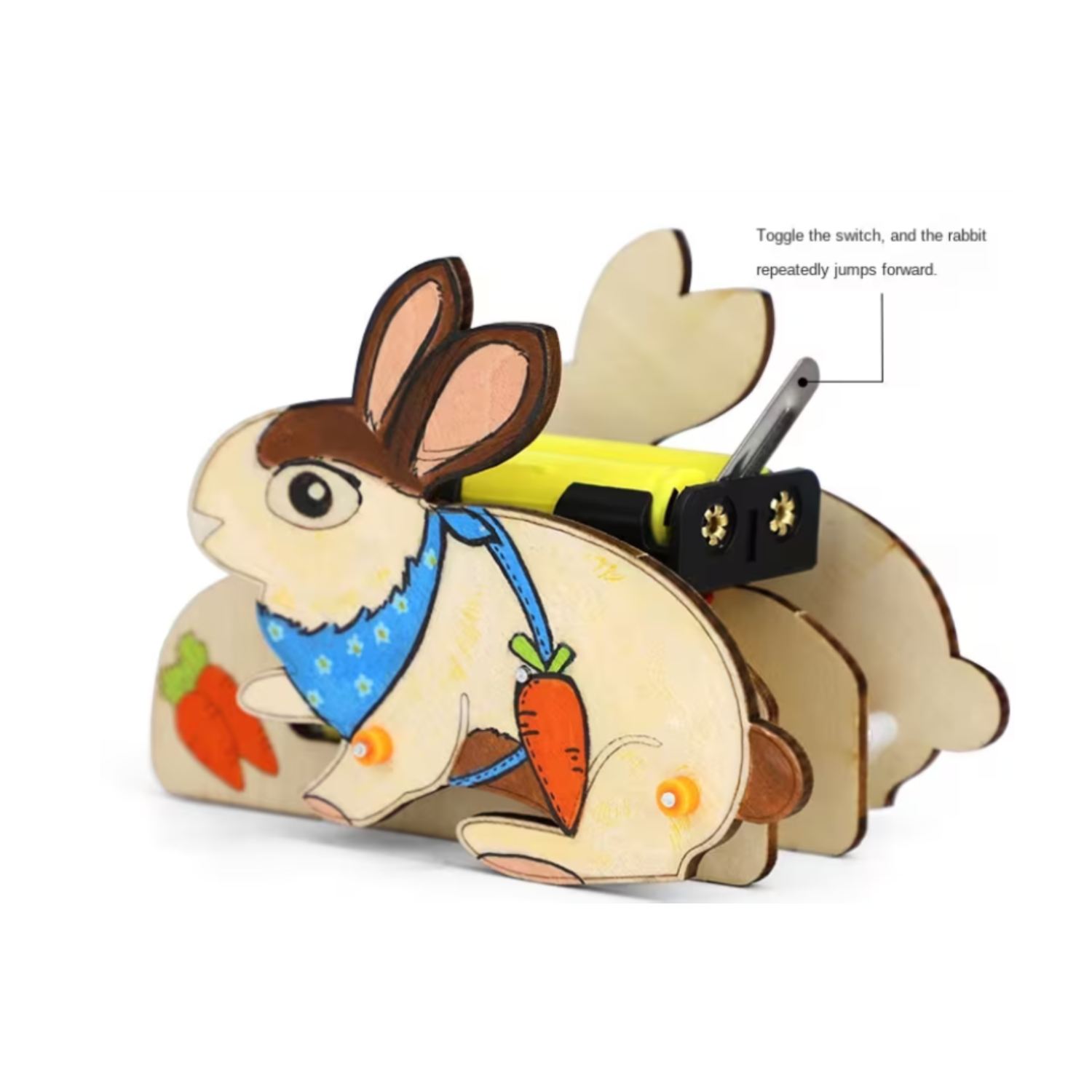 DIY Electric Jumping Rabbit Kit – STEM Science Educational Toy For Kids