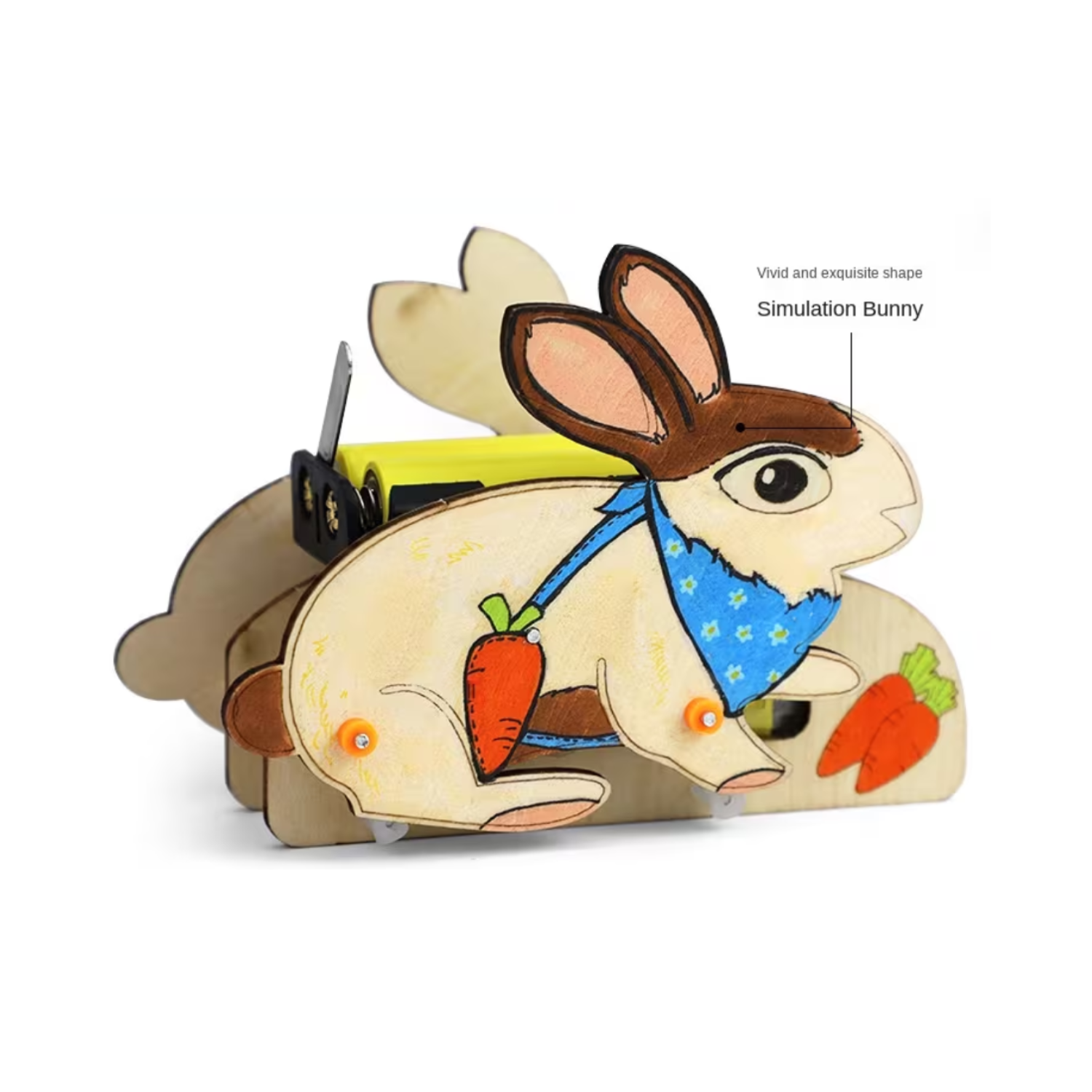 DIY Electric Jumping Rabbit Kit – STEM Science Educational Toy For Kids