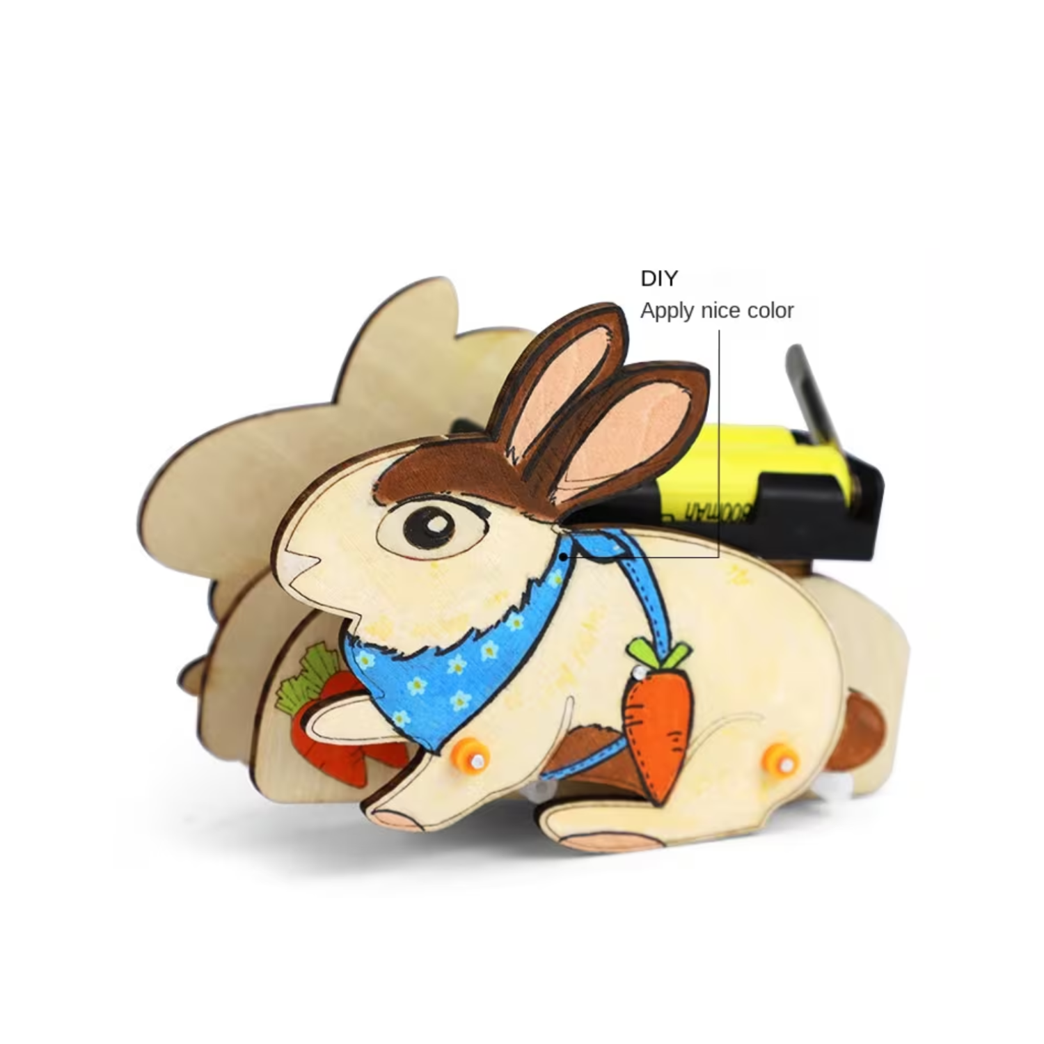 DIY Electric Jumping Rabbit Kit – STEM Science Educational Toy For Kids