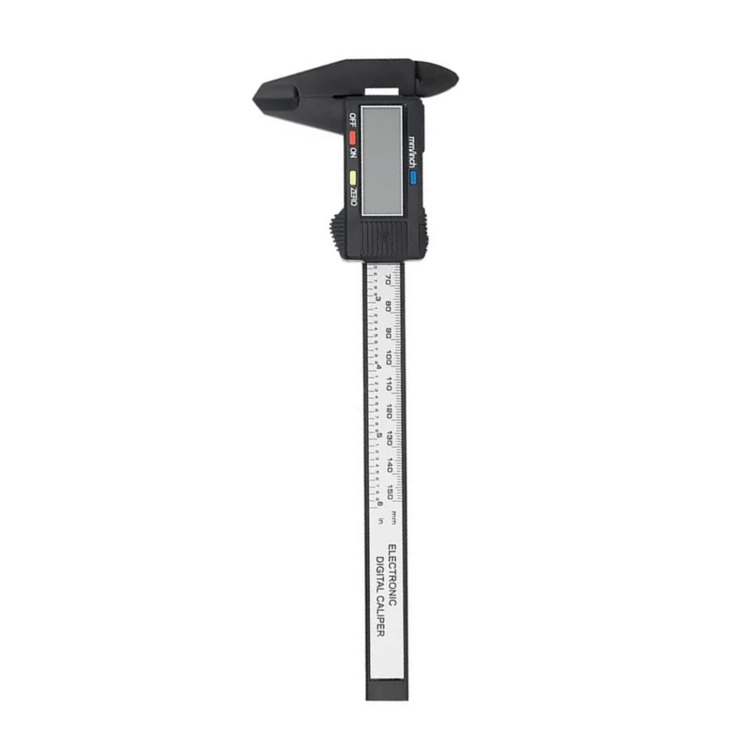 150mm Digital Vernier Caliper 6 Inch Plastic Body LCD Electronic Measuring Tool With Blister Packaging - RS7531