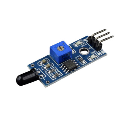 3 Pin Infrared Flame Sensor Module Fire Detection Sensor Compatible With Arduino, Raspberry Pi & Robotics Projects - SR017