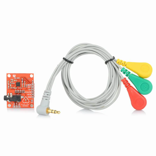 AD8232 ECG Heart Rate Monitor Sensor Module For Arduino, ESP32 & Raspberry Pi - RC005