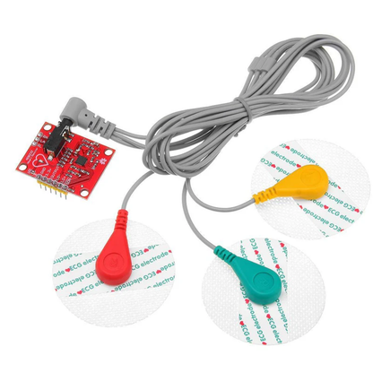 AD8232 ECG Heart Rate Monitor Sensor Module For Arduino, ESP32 & Raspberry Pi - RC005