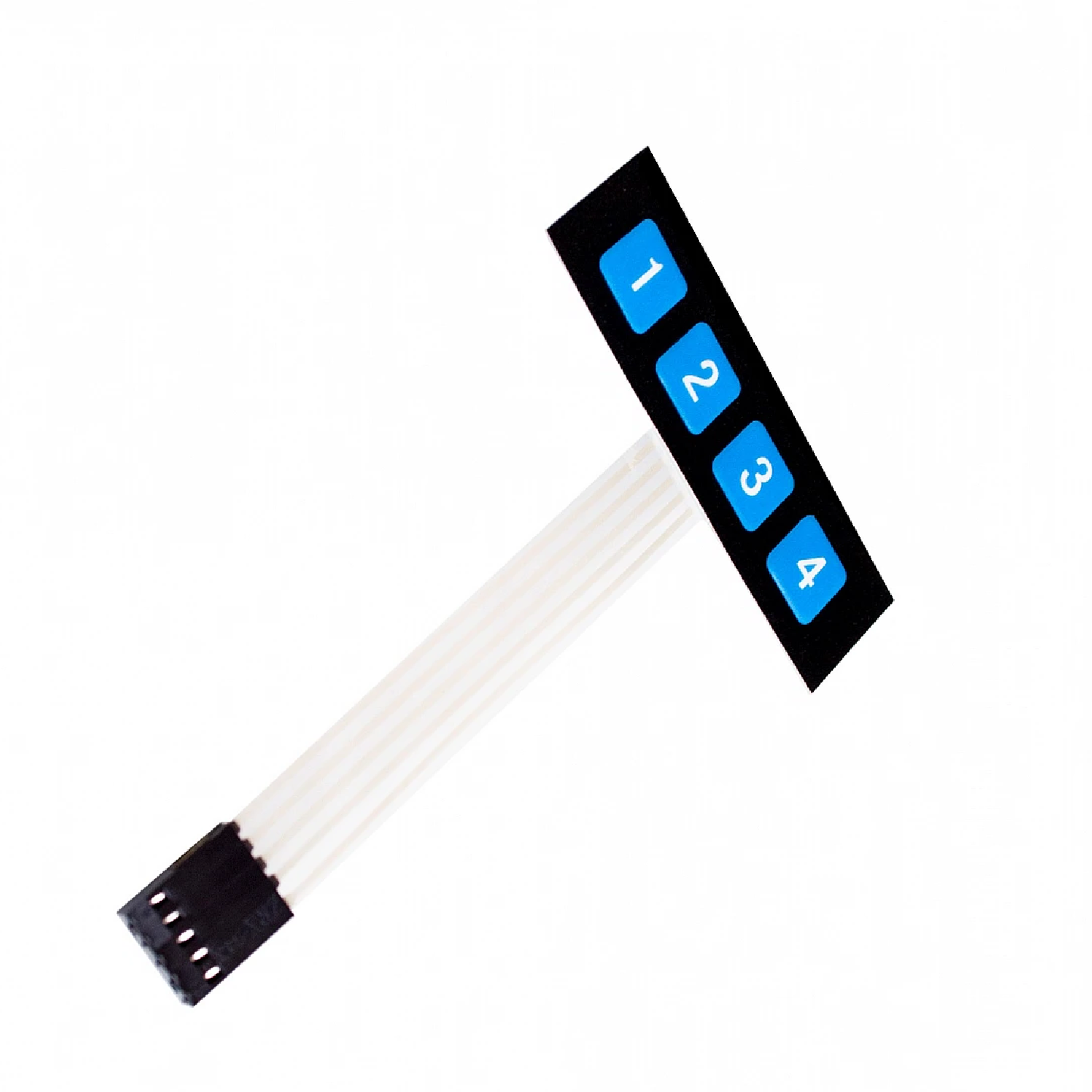 1×4 Matrix Membrane Keypad 4-Key Keyboard Control Panel Module For Arduino, ESP32 & Raspberry Pi - AA190