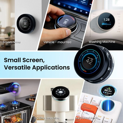 Elecrow CrowPanel 1.46" ESP32-S3 HMI Rotary Display 360x360 IPS Round Touch Knob Screen WiFi Bluetooth For Arduino LVGL IoT - RS10022