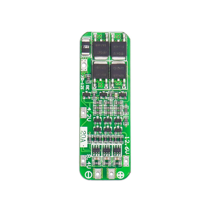 3S 20A 12.6V Li-ion Battery BMS Protection Board For 18650 Lithium Battery Pack PCB Module - RS2525/RS4507
