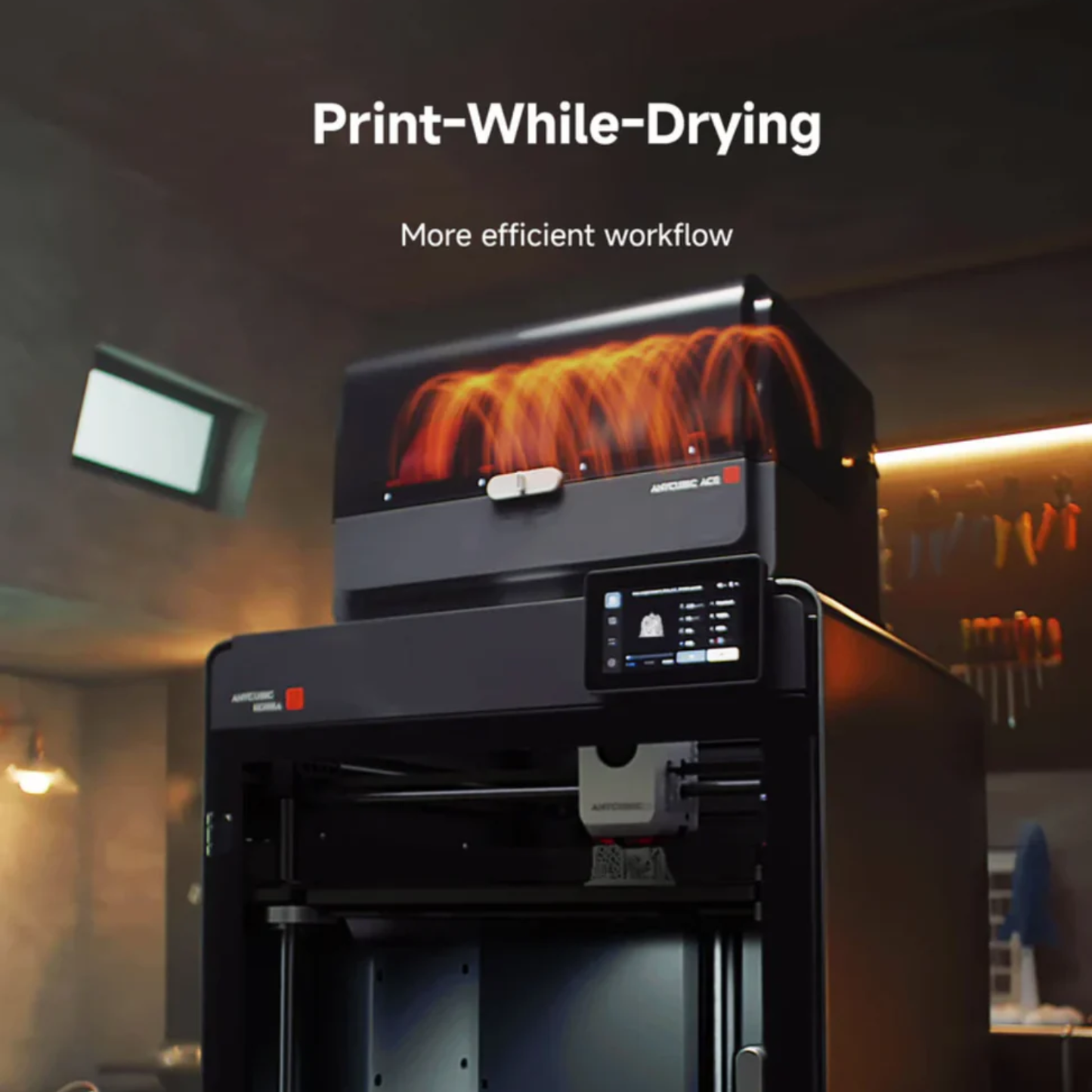 Anycubic ACE Pro Multi-Color Filament Dryer & Feeder for Kobra X / Kobra S1 / Kobra S1 Max – EU Plug - RS10073