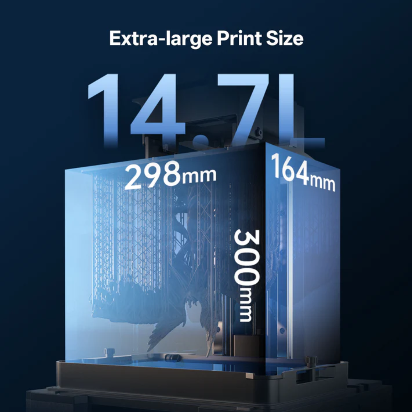 Anycubic Photon Mono M7 MAX 7K Resin 3D Printer High-Speed Large Format MSLA UV LCD Printer - RS10077