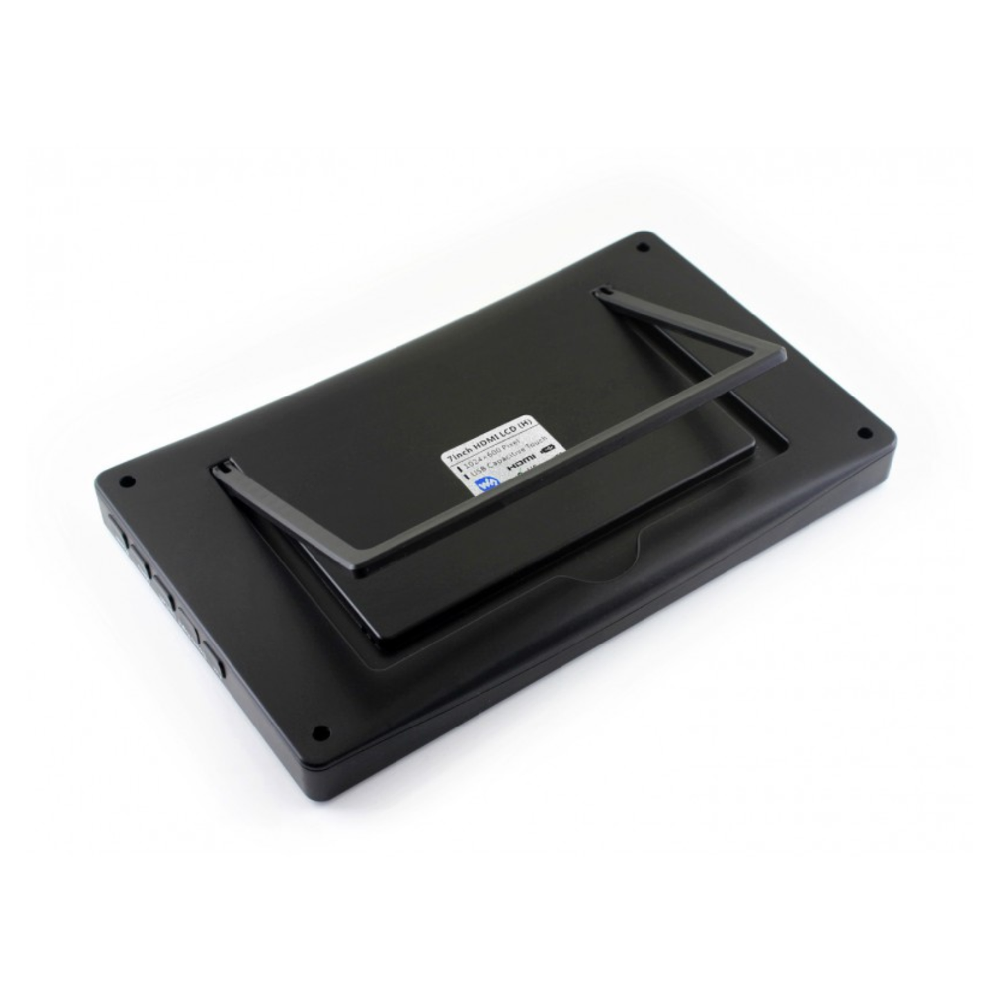 Waveshare 7" Capacitive Touch Screen LCD (H) With Case 1024×600 IPS HDMI Display Raspberry Pi & PC - RS8304