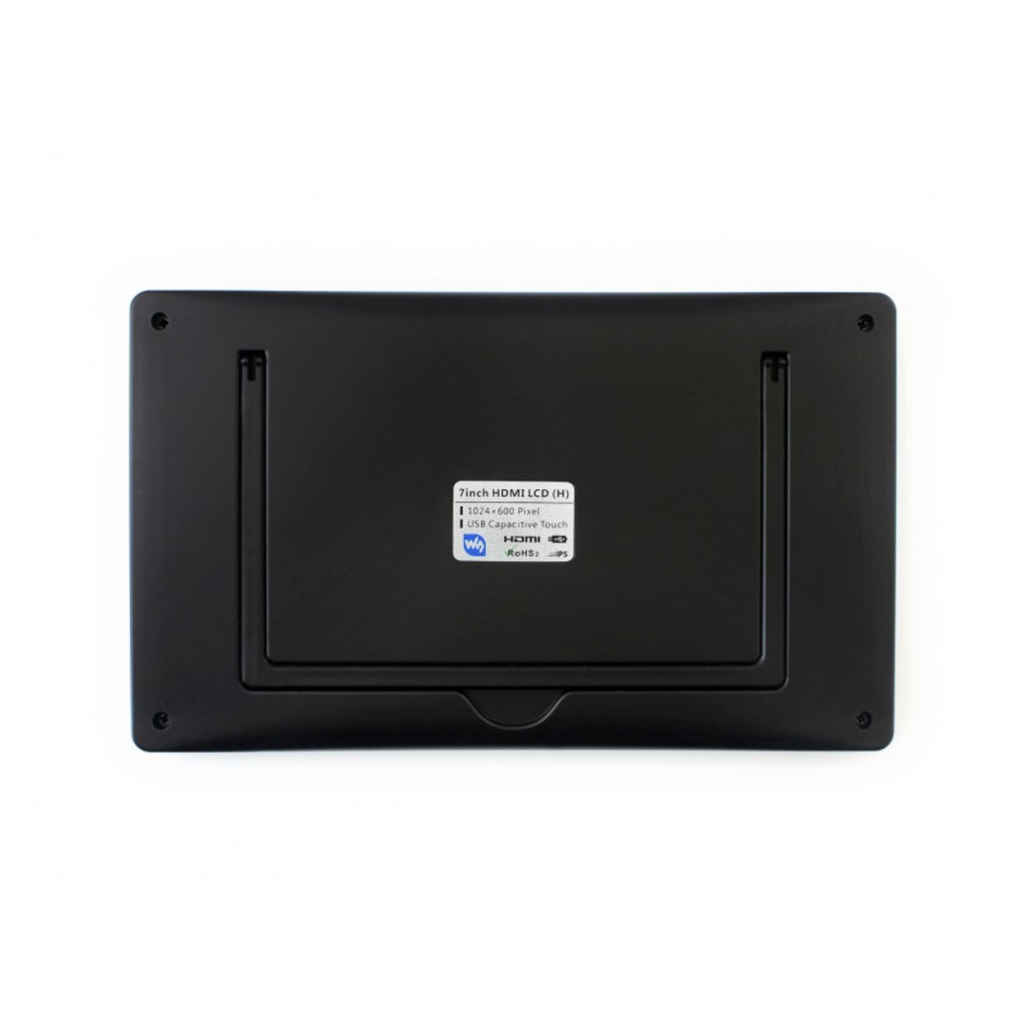 Waveshare 7" Capacitive Touch Screen LCD (H) With Case 1024×600 IPS HDMI Display Raspberry Pi & PC - RS8304