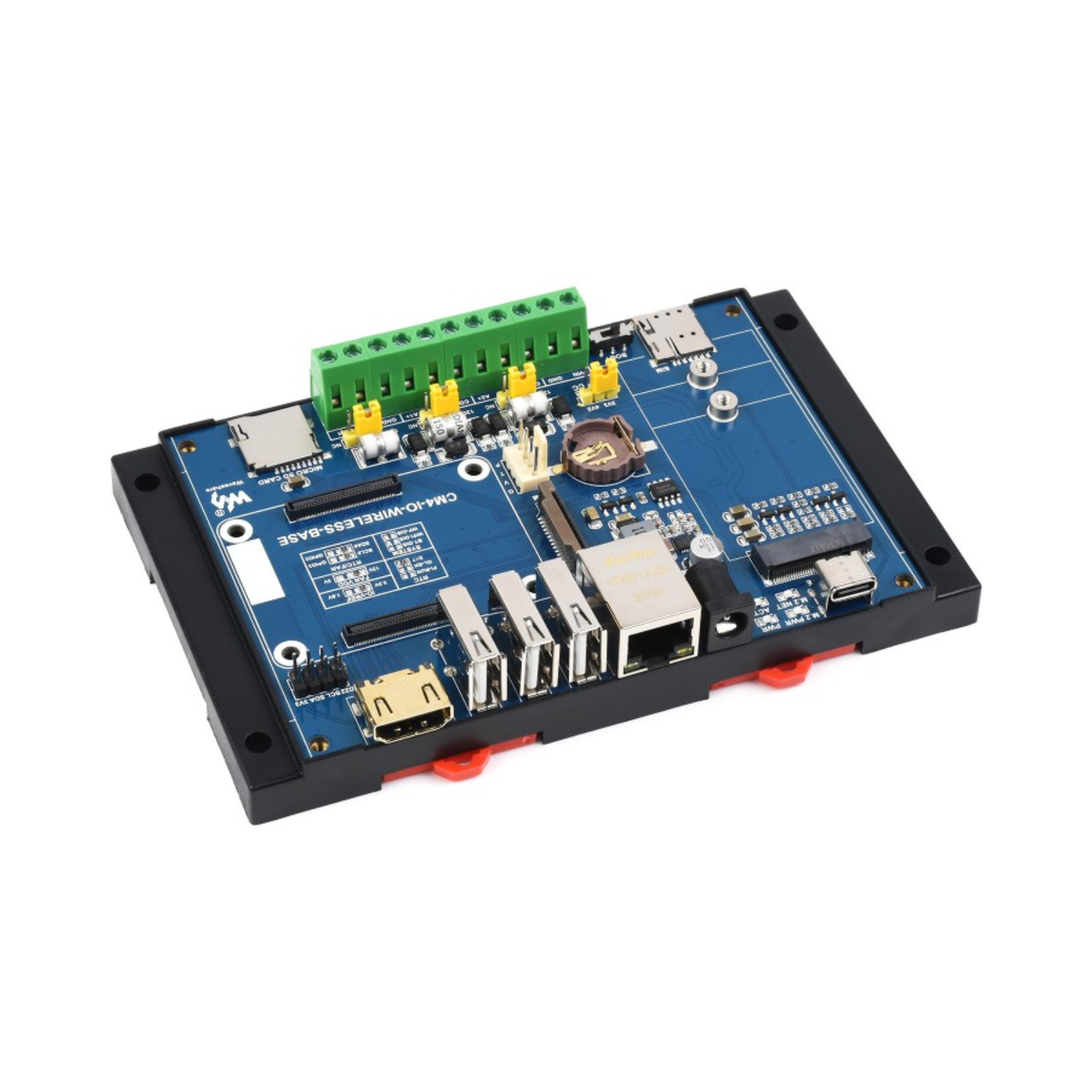 Waveshare Industrial IoT Wireless Expansion Board For Raspberry Pi CM4 4G/5G/LoRa Industrial Communication Module - RS4063