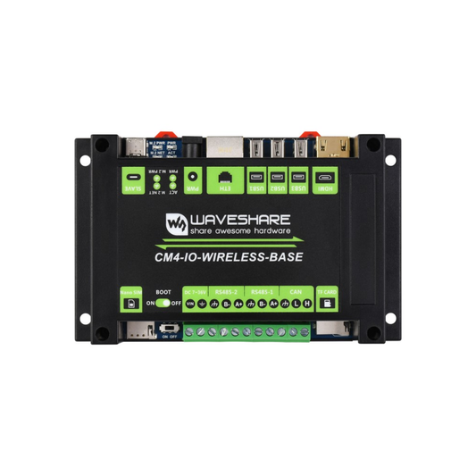 Waveshare Industrial IoT Wireless Expansion Board For Raspberry Pi CM4 4G/5G/LoRa Industrial Communication Module - RS4063
