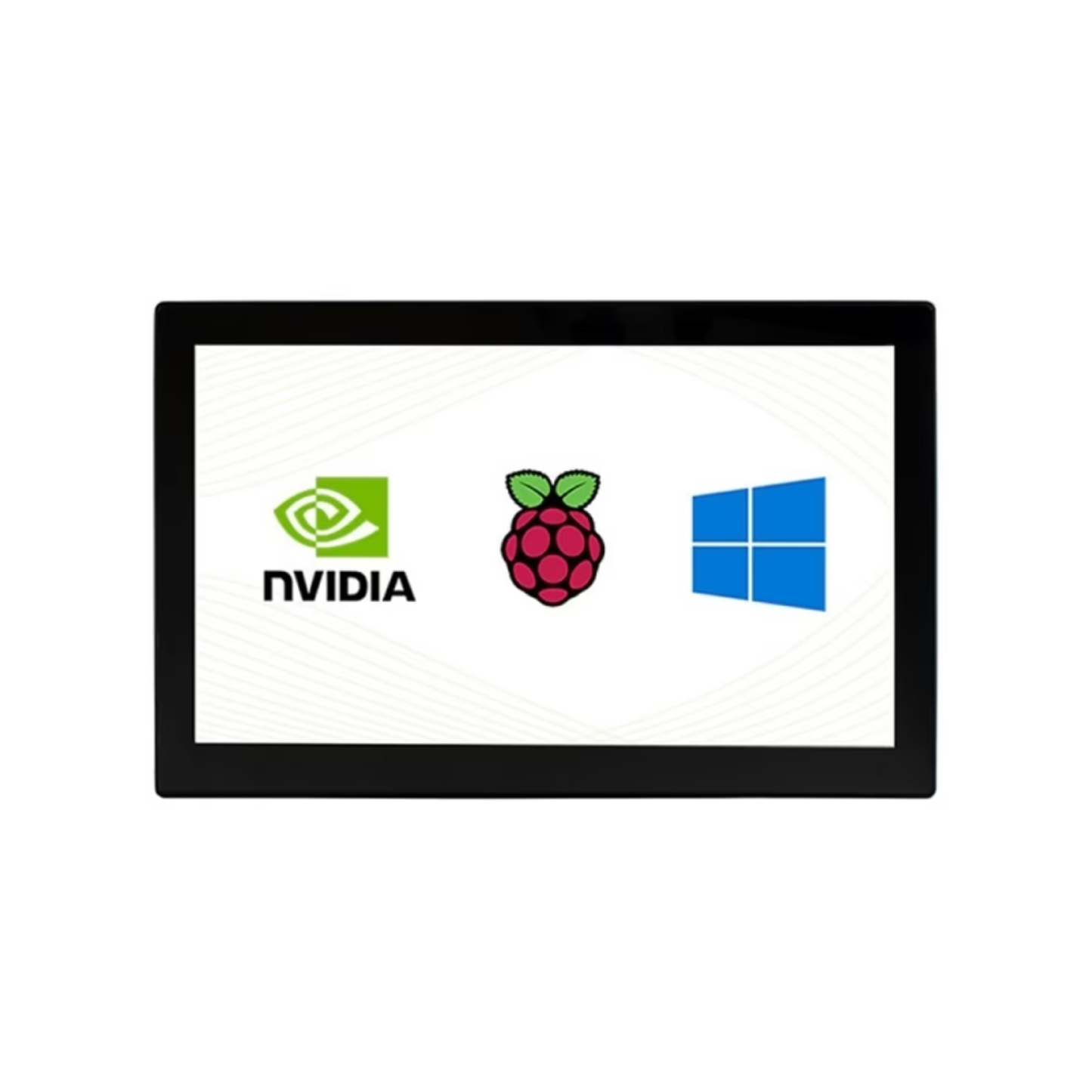 Waveshare 13.3" Full HD IPS Touchscreen Monitor With Case V2 1920×1080 HDMI Capacitive Touch Display Raspberry Pi & PC Compatible No Power Adapter