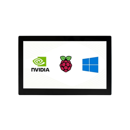 Waveshare 13.3" Full HD IPS Touchscreen Monitor With Case V2 1920×1080 HDMI Capacitive Touch Display Raspberry Pi & PC Compatible No Power Adapter