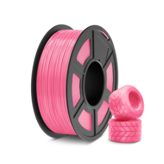 MAKER52 TPU-95A 1.75mm Flexible 3D Printer Filament 1kg Spool For FDM Printing- Pink - RS10138