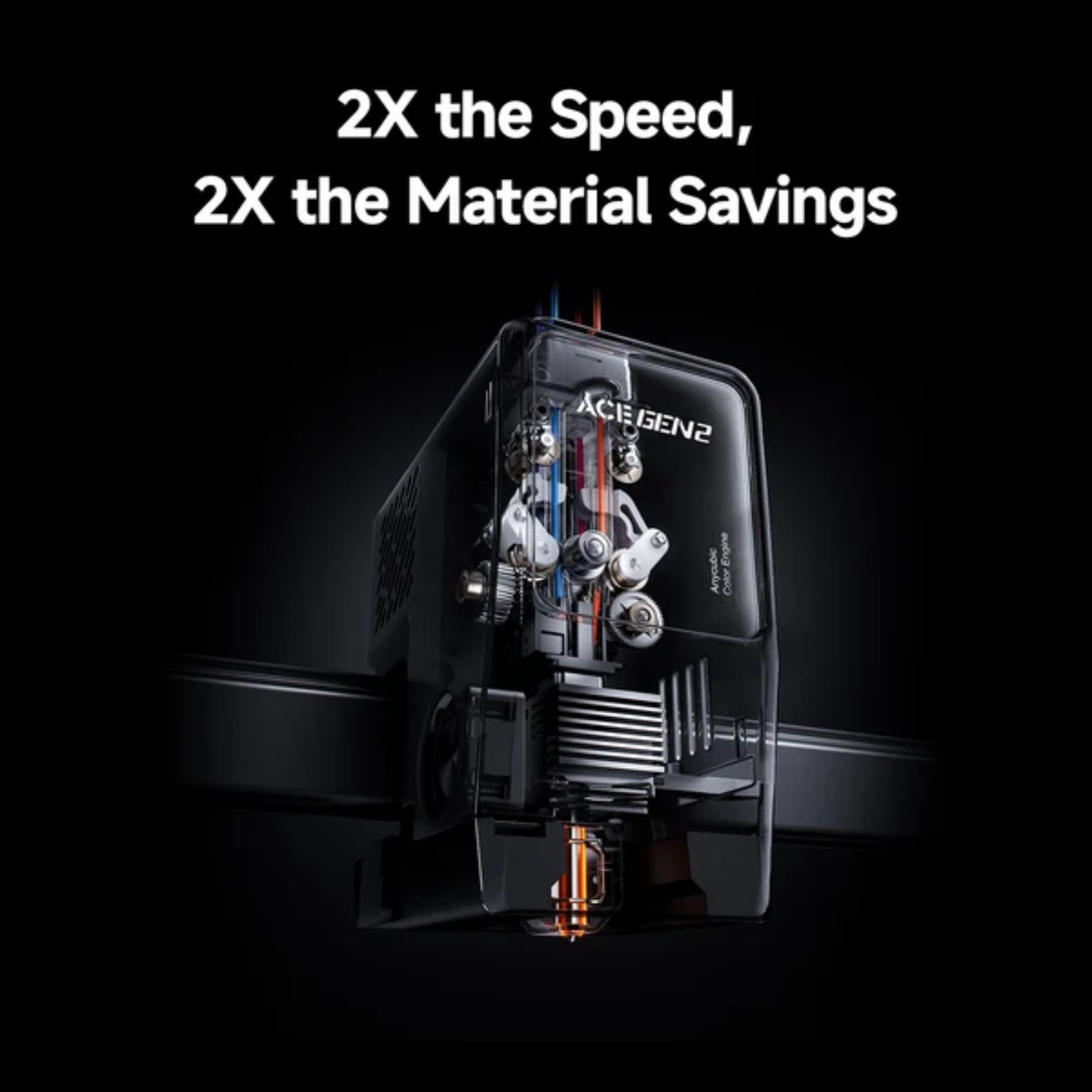 Anycubic Kobra X Combo FDM 3D Printer Multicolor High-Speed Auto-Leveling