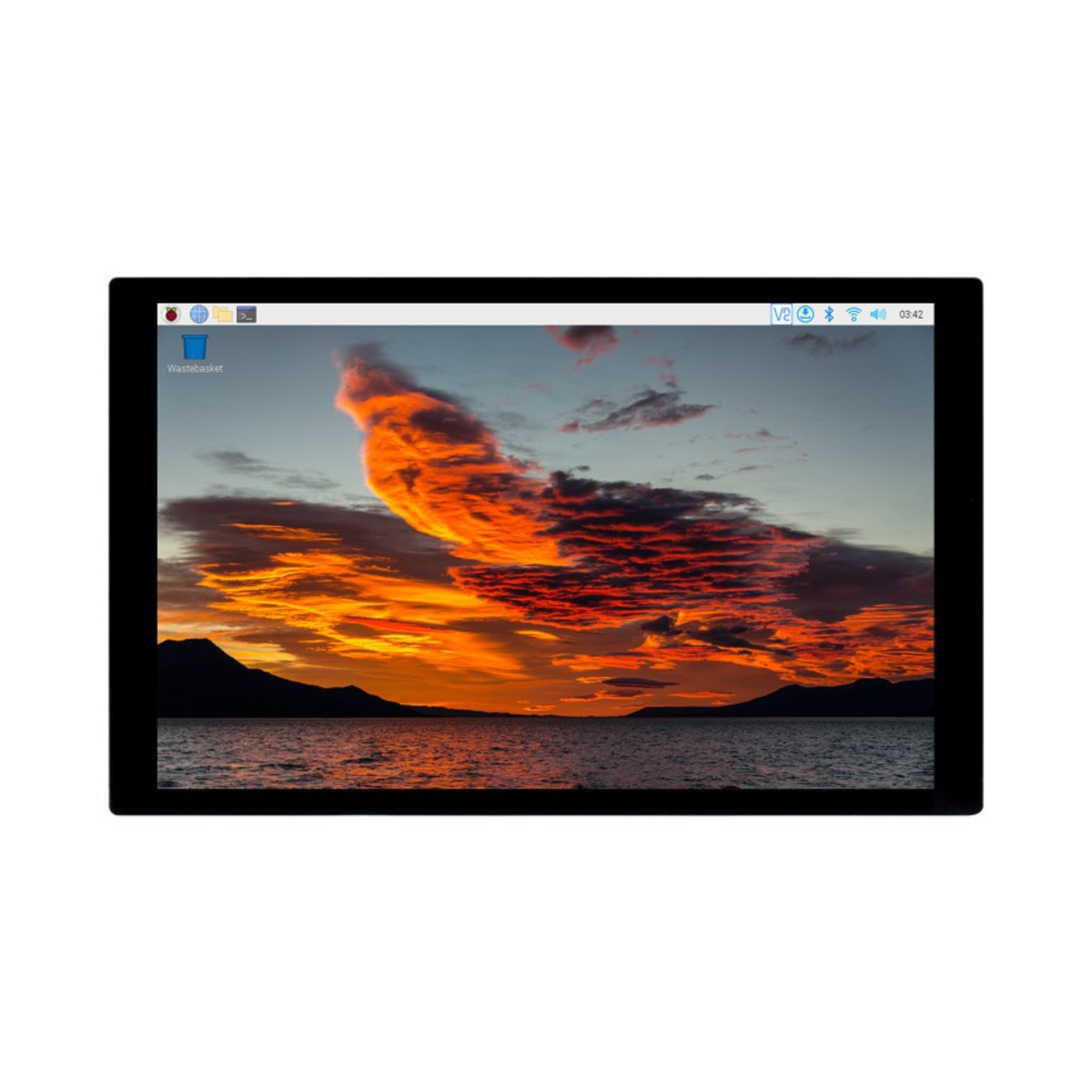 Waveshare 10.1-Inch Capacitive Touchscreen Display for Raspberry Pi, 1280×800 IPS DSI Interface - RS9653