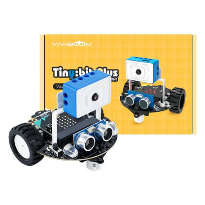 Yahboom Tiny:bit / Tiny:bit Plus Smart Car Kit for BBC Micro:bit V2/V1.5 – STEM Robotics Education Car