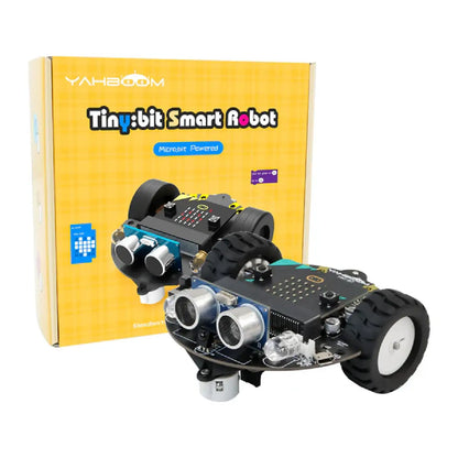 Yahboom Tiny:bit / Tiny:bit Plus Smart Car Kit for BBC Micro:bit V2/V1.5 – STEM Robotics Education Car