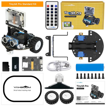 Tiny:bit Pro AI Visual Robot Car – Standard & Expansion Kit (With/Without BBC Micro:bit)
