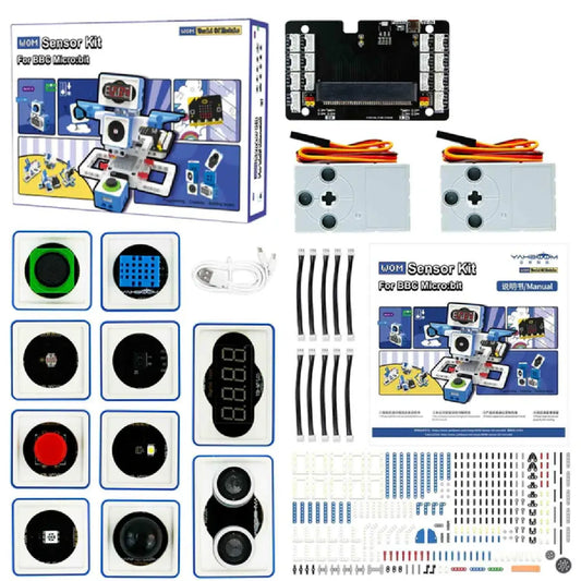 Yahboom World of Module Programmable Sensor Kit for Micro:bit V2.0 (With/Without Micro:bit)