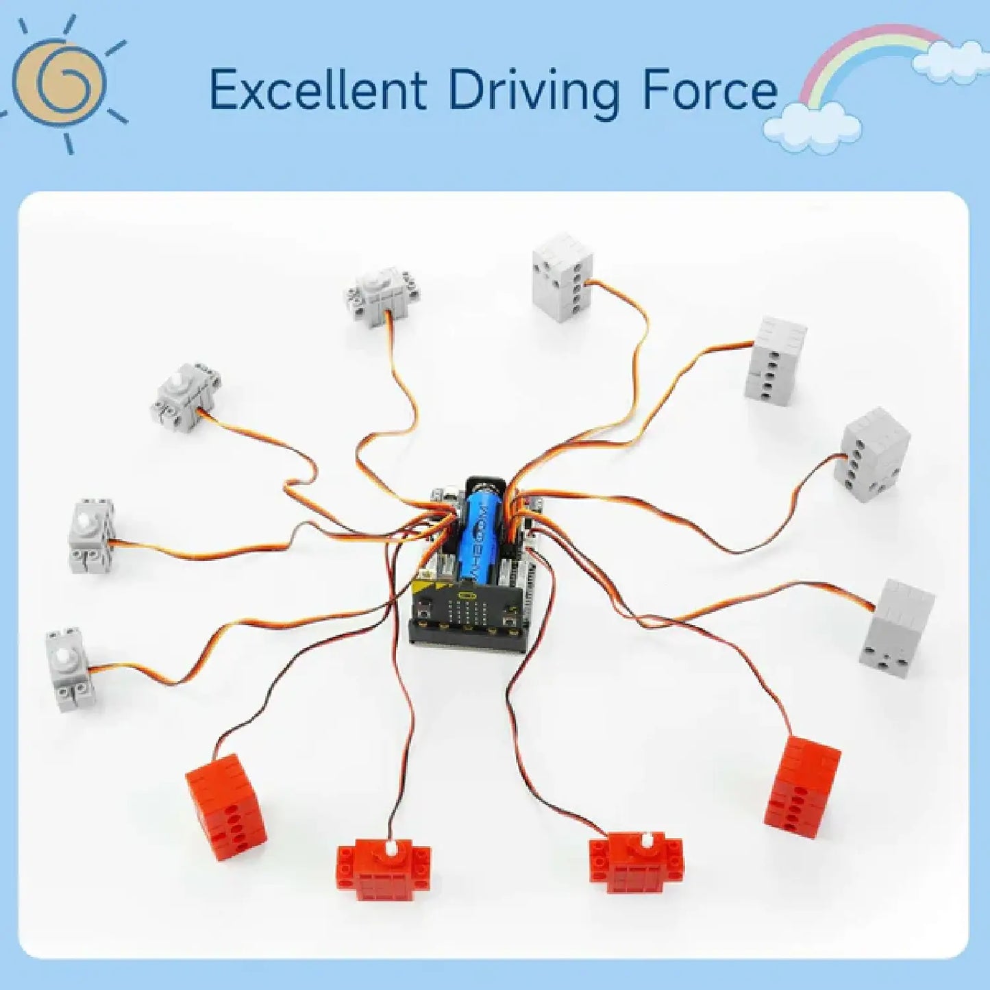 Super:bit Expansion Board for BBC Micro:bit (Board + Kits Options)
