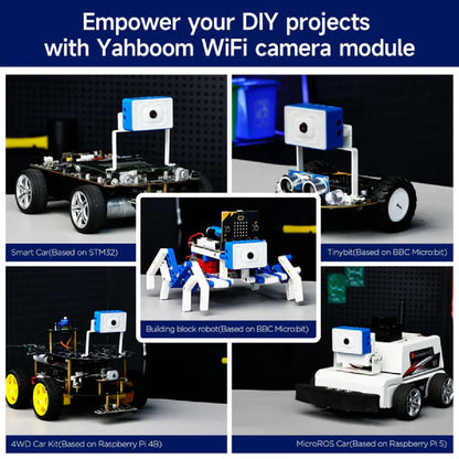 ESP32 WiFi Camera Module – AI Vision Kit with Fixed Bracket & 2DOF PTZ
