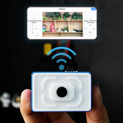 ESP32 WiFi Camera Module – AI Vision Kit with Fixed Bracket & 2DOF PTZ