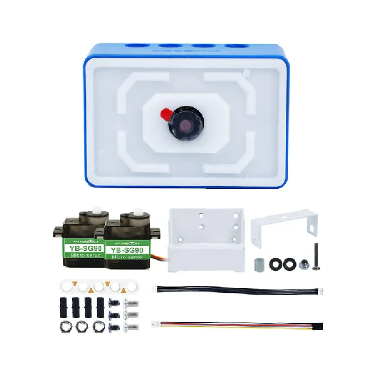 ESP32 WiFi Camera Module – AI Vision Kit with Fixed Bracket & 2DOF PTZ