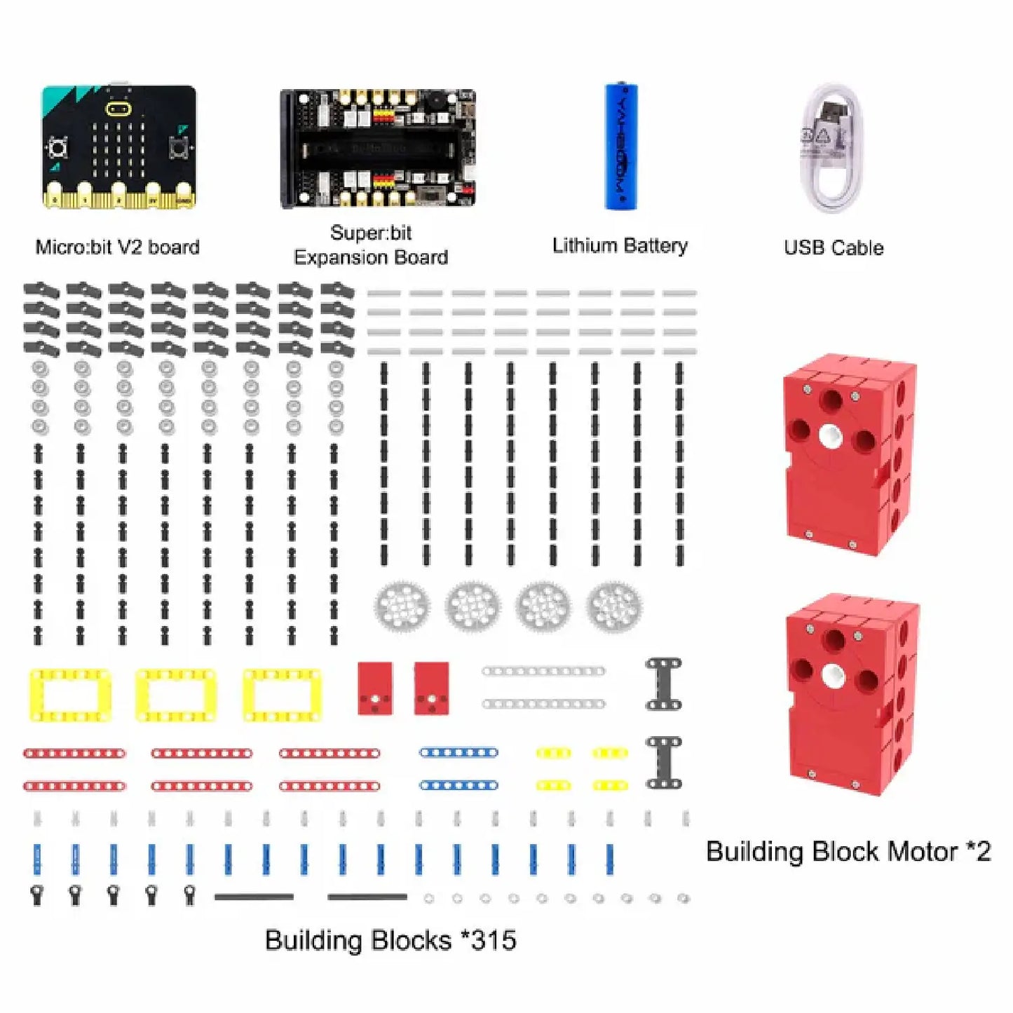 Tumble:bit Building Block Pack – Robotics Expansion Kits for micro:bit