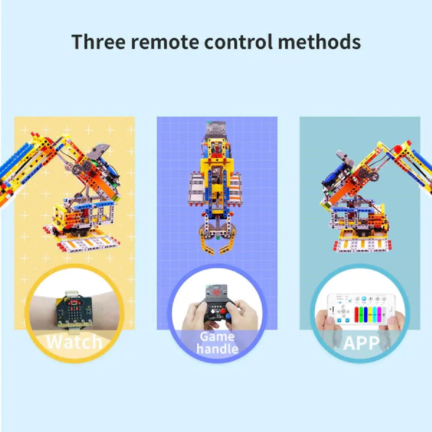 Yahboom Programmable Arm:bit Robot for Micro:bit V2/V1.5 – 3 Versions