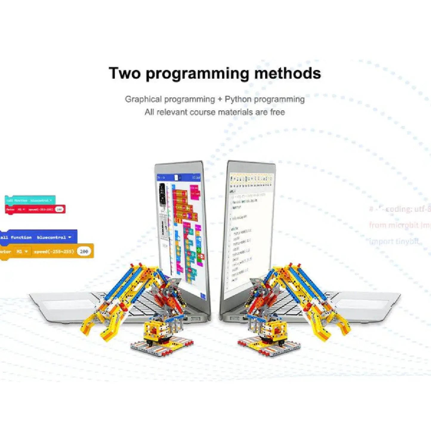 Yahboom Programmable Arm:bit Robot for Micro:bit V2/V1.5 – 3 Versions