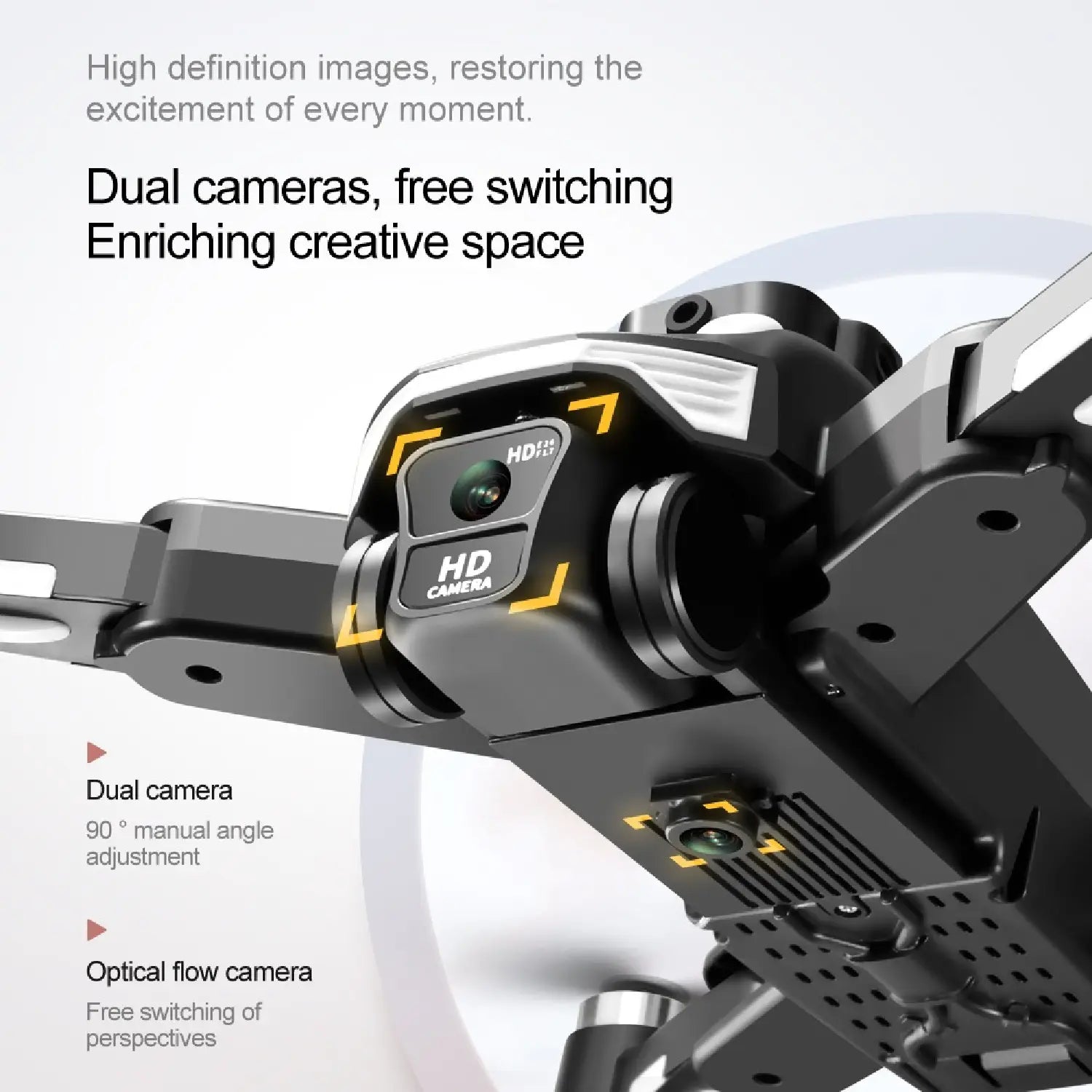 F200 Max Drone – Dual Camera Quadcopter with Brushless Motors & 25-Min Flight Time