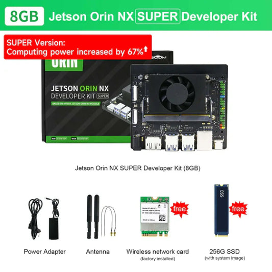 Yahboom Jetson Orin NX SUPER Developer Kit 8GB/16GB RAM (117TOPS/157TOPS)
