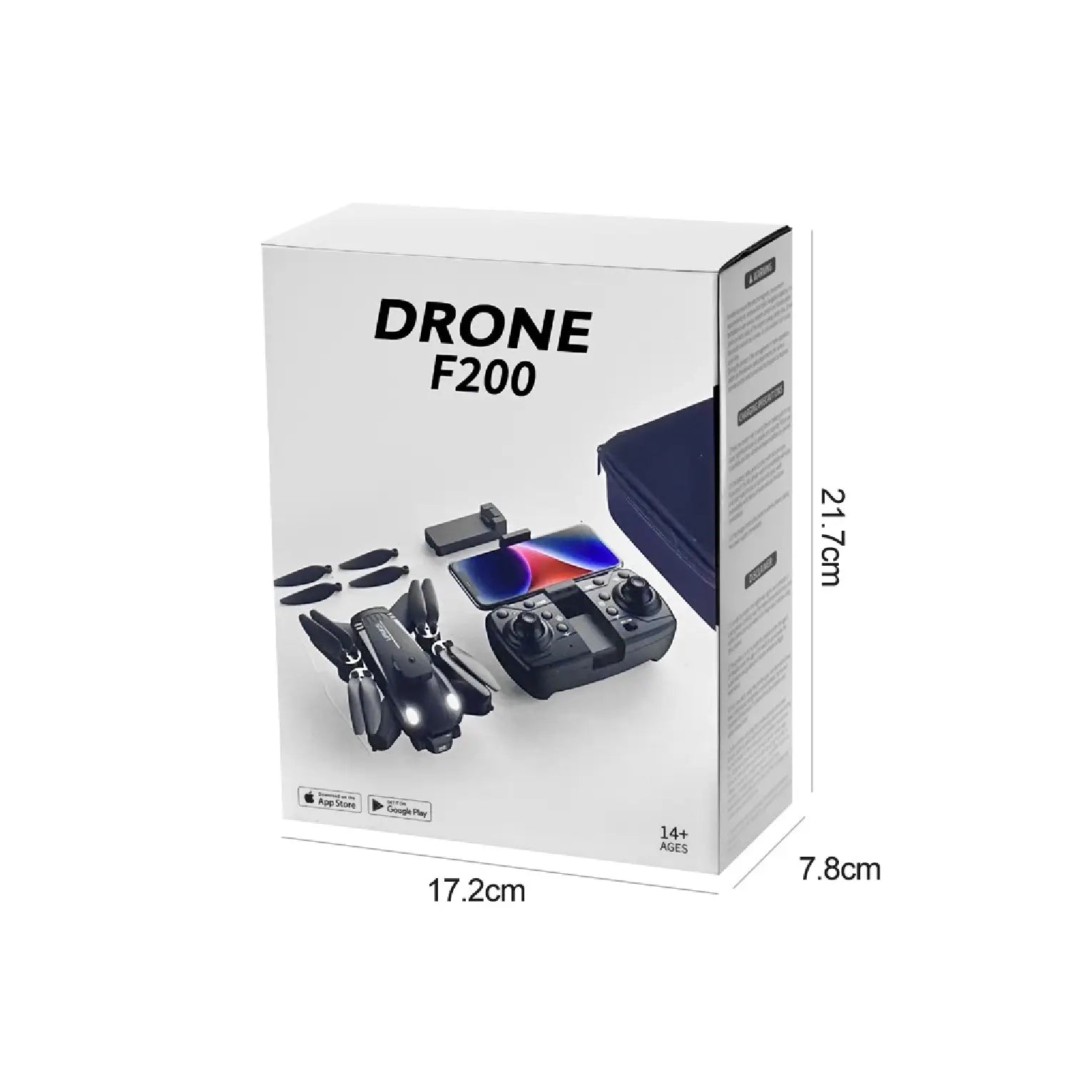 F200 Max Drone – Dual Camera Quadcopter with Brushless Motors & 25-Min Flight Time