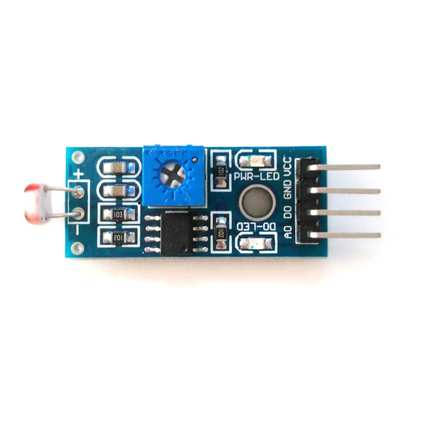 LM393 LDR Light Sensor Module – Adjustable Photosensitive Sensor with Analog & Digital Output for Arduino, Raspberry Pi & DIY Projects | Buy in India