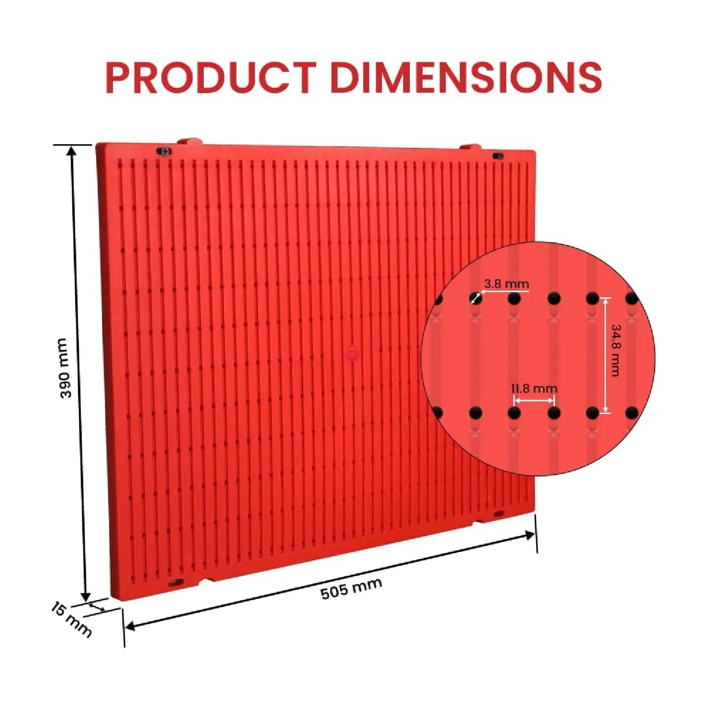 Pegboard Wall Mount for Garage, Office, Workshop, Factory, Kitchen, Shop & Home DIY Organization - RS8845