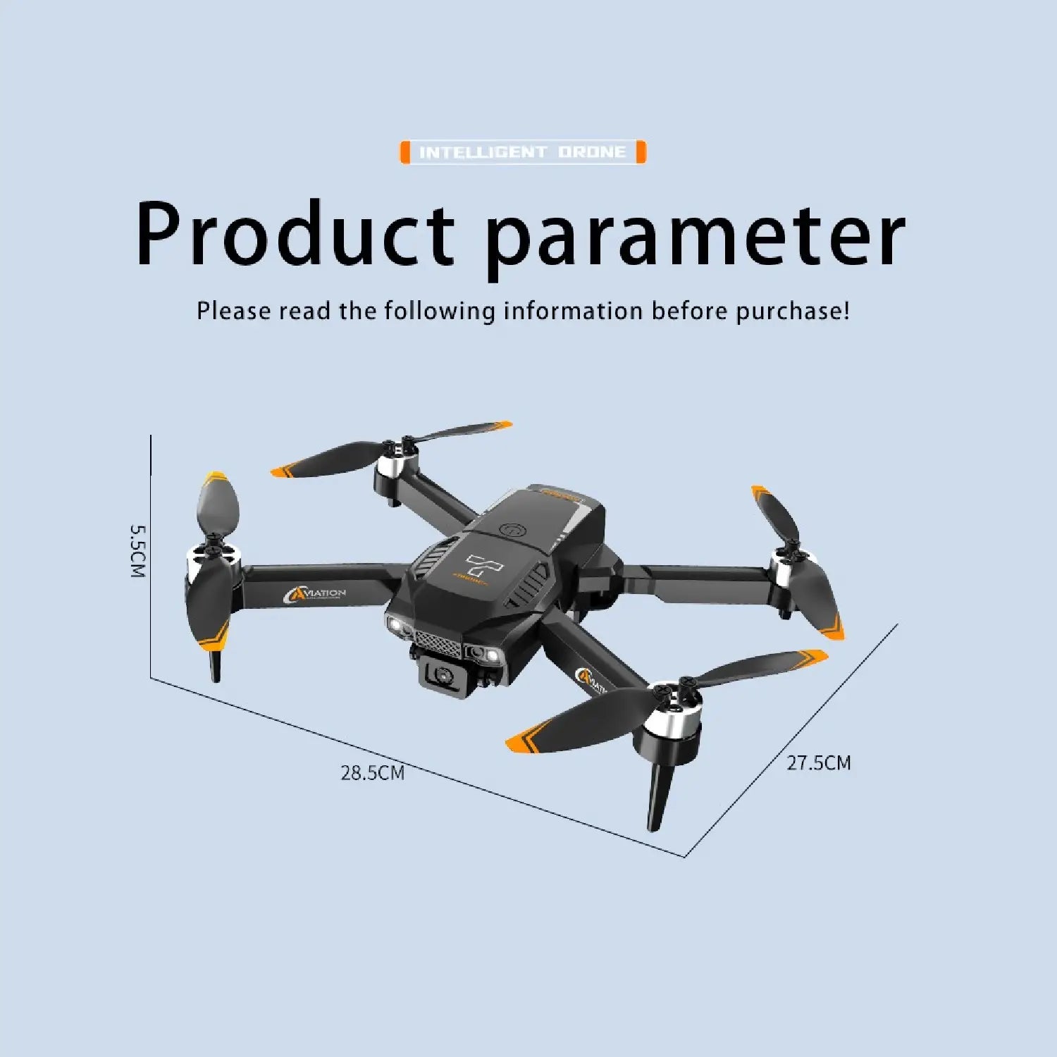 F205 Drone – 4K HD Camera, Brushless Motor, 25min Flight Time - RS8708